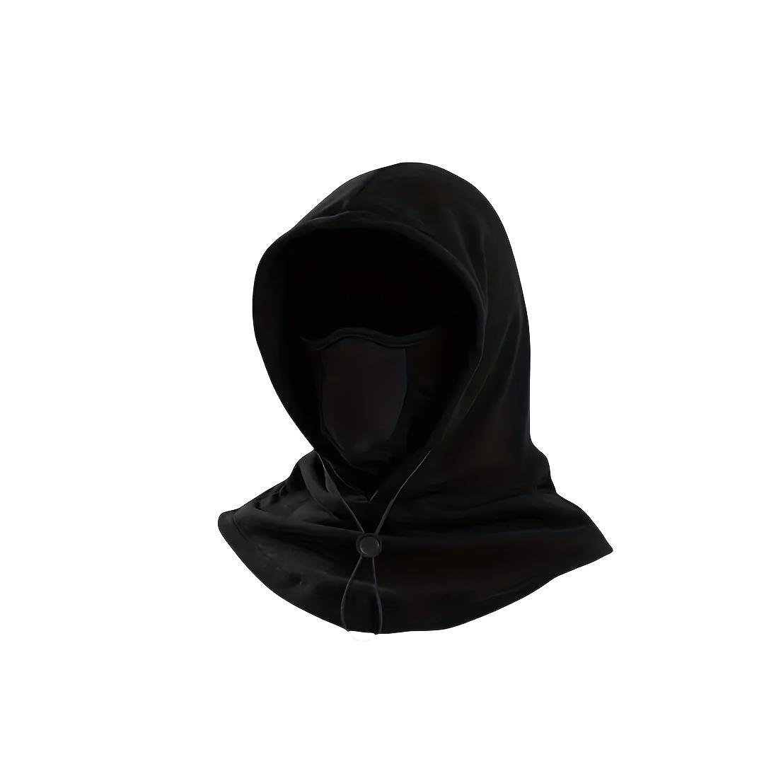 

Регулируемый зимний комплект из маски и шарфа для верховой езды - дышащий, теплый для катания на лыжах, сноуборде, велоспорта - можно стирать в стиральной машине чёрный