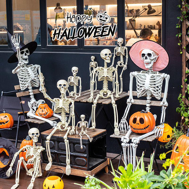 Halloween Human Skeleton Decoration for Party and Scene Layout