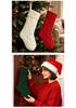 Knitted Christmas Stocking Ornament, Large Gift Bag for Kids