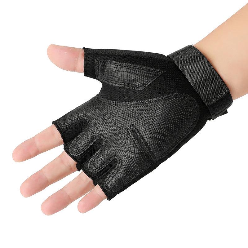 Cycling half finger protective non-slip sports wear-resistant fitness gloves