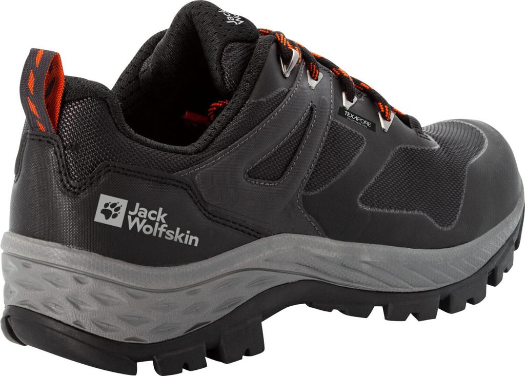 Hiking Shoes Jack Wolfskin Rebellion Guide Texapore Low (4053761) Black/orange