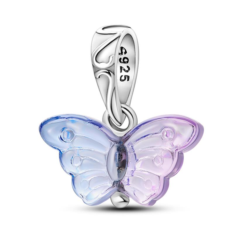 Original New Product Copper Color Butterflies And Flowers Series Charms Fit Pan Bracelet Diy Beads Woman Jewelry Deals