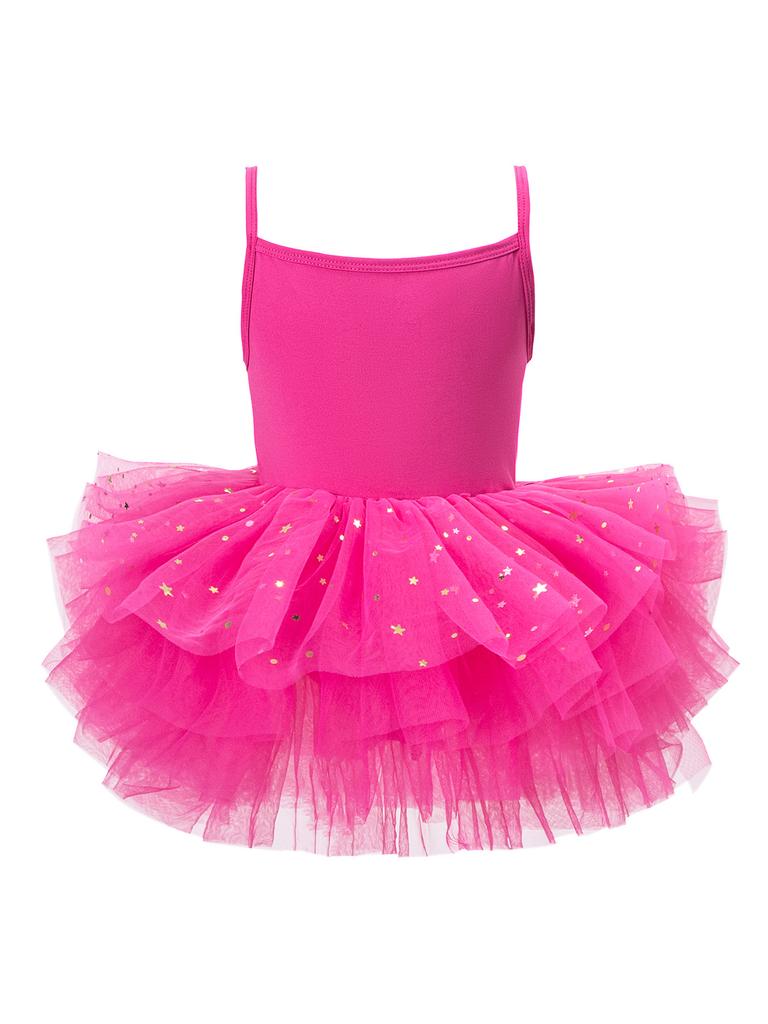 Ballet Dress Girls' Suspender Practice Outfit Pink Dance Outfit Children's and Girls' Performance Dress