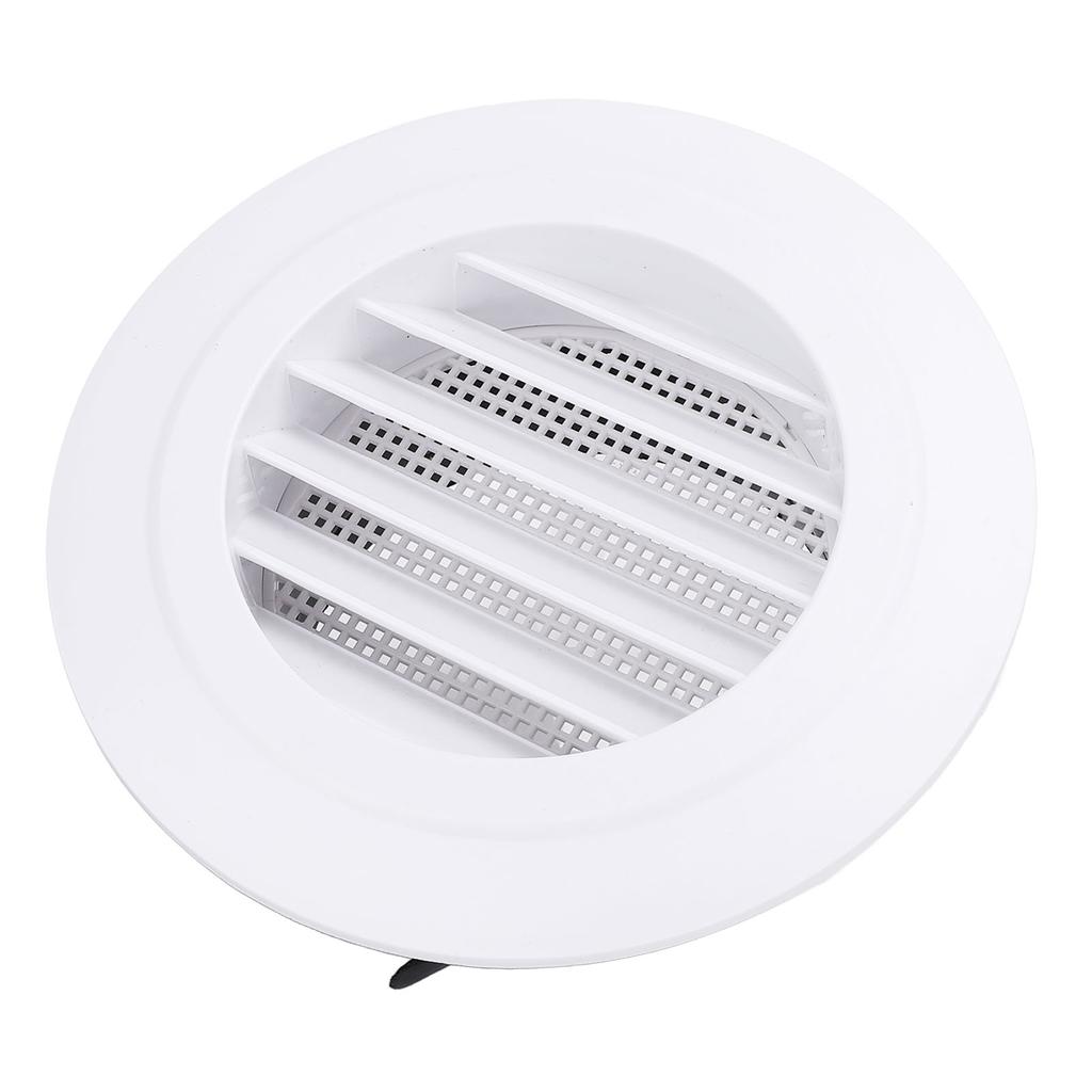 100mm Round Vent Cover 4 Inch ABS Exhaust Vent Oblique Louver Grille Cover for Bathroom Office