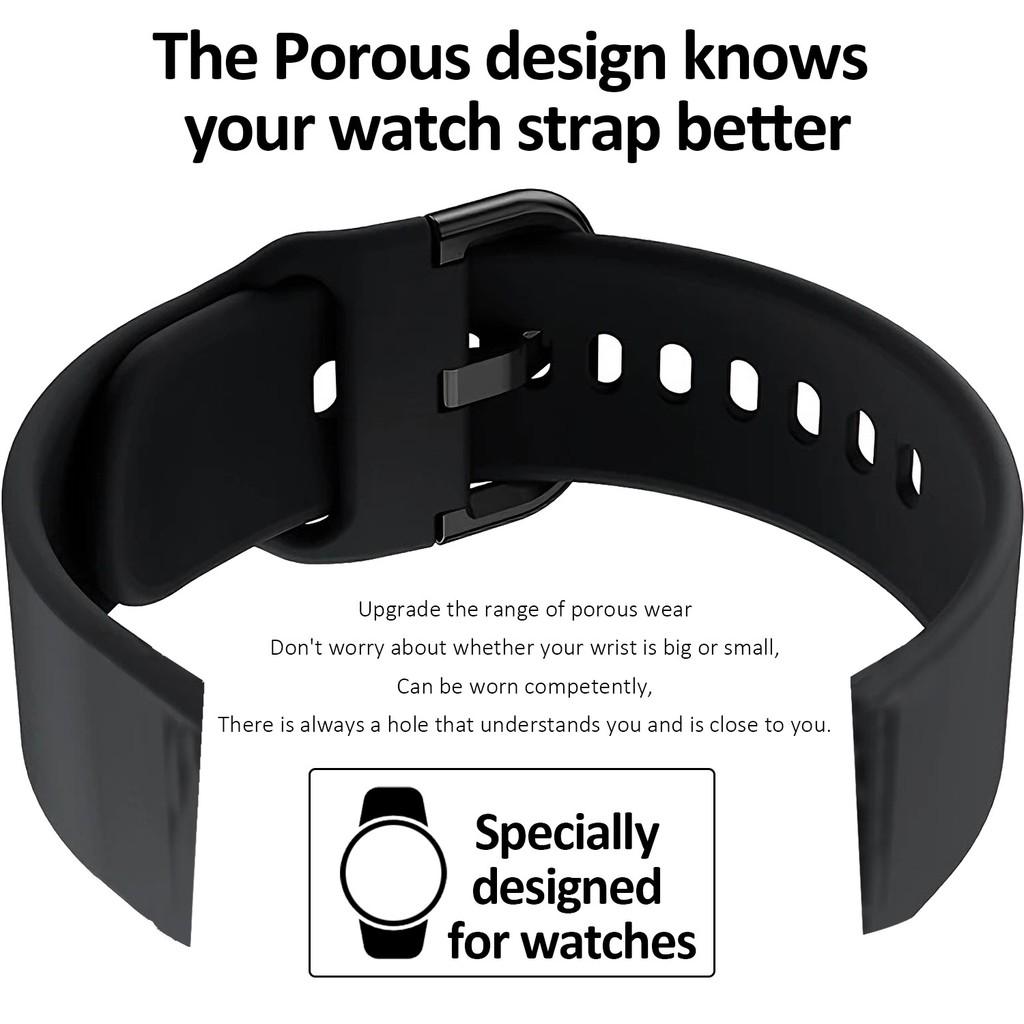 For Amazfit Active Silicone Sports Watch Strap with Colorful Buckle Max Smart Watch Band Replacement Accessory