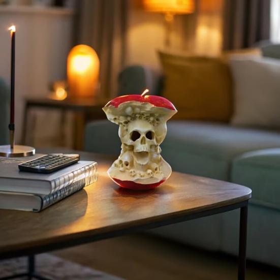 Halloweenská lampa Tvar ovoce lebky Párty světlo Lampa pro strašidelný dům Domácí večírky Festivaly Halloweenská dekorace