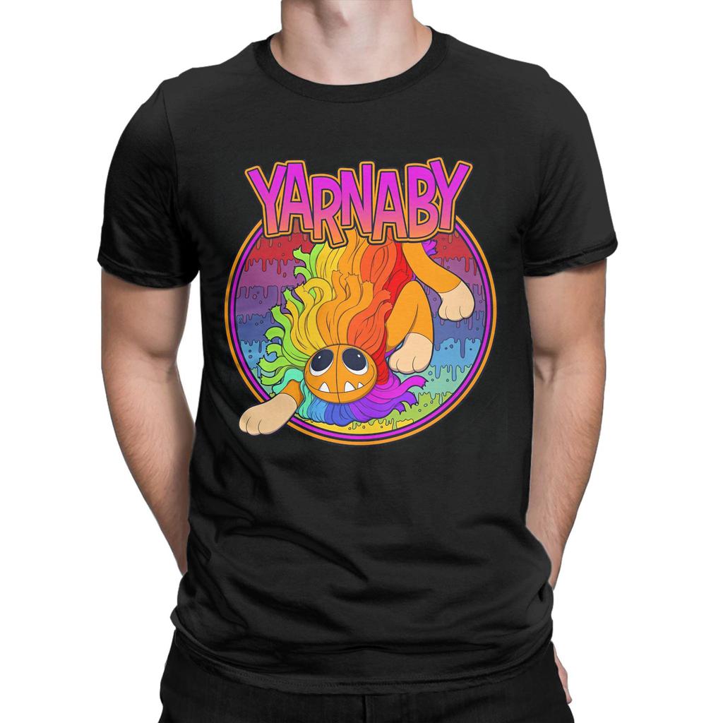 Yarnaby Tričko Poppys Hippie Trička Krátký Rukáv Vtipná Topy Letní Bavlna Kulatý Výstřih Oversized Trička