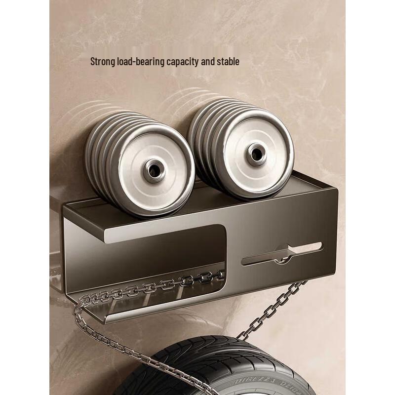 Cream White Wall-Mounted Detachable Tissue & Toilet Roll Holder