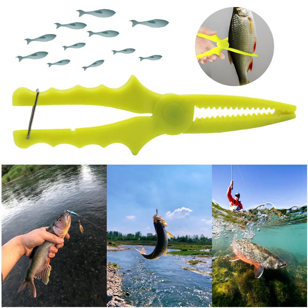 Floating Fishing Grabber Ergonomic Handle Fishing Lip Grip Lightweight Portable Fishing Pliers Lockable Fishing Accessories