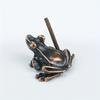 Frog Red Copper Incense Holder, Mini Animal Shrine, Zen Incense Holder, Home Kitchen Decoration, Interior Decoration Candle Holder