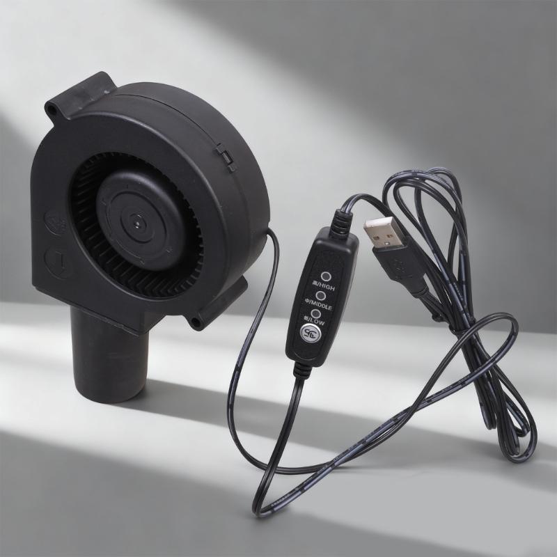 Light Weight Turbines Airflows Device Air Blower Fan Enhanced Fire Management Charcoal Stove Backyard Cooking