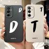 For Samsung Galaxy M16 F16 5G 6.7" Case Fashion Design Letters A-Z Soft Silicone Cover For Samsung M 16 F16 F16 Phone Cases Bag