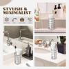 Stainless Steel Toothbrush Holder Bathroom Accessories Tool Toothpaste Makeup Brush Storage Rack Home Decoration Brush Holder