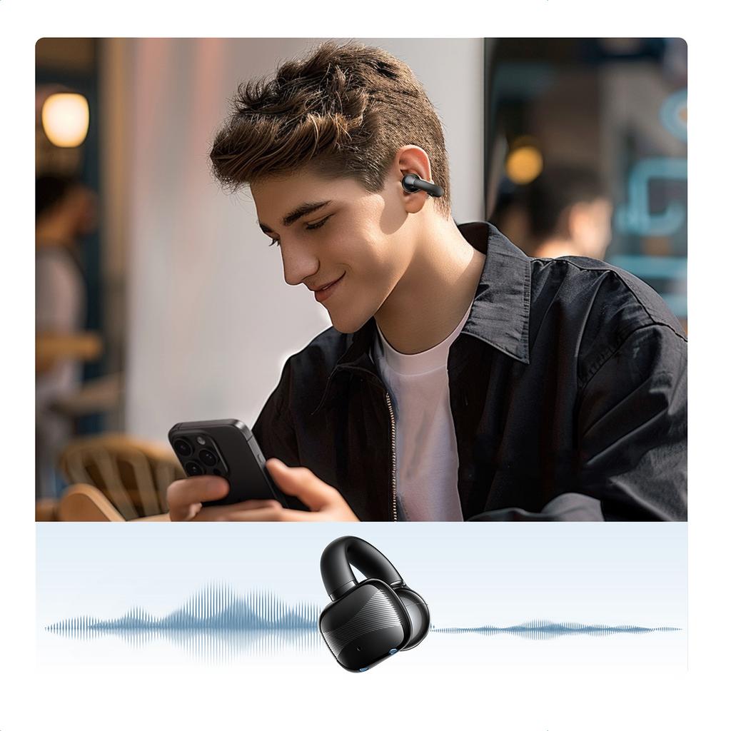 HiTune S3 AI ENC TWS Wireless Earphones - Black