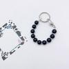 Eye Catching Colorful Beaded Pendant Vibrant Phone Charm Keychain Keyring Decoration Accessory for Personalized Style