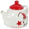 Kettle Santa Cutlery Christmas Teakettle Ceramic Water Portable Teapot Milk Jug Serving Tool Teaware Maker Decorative Office