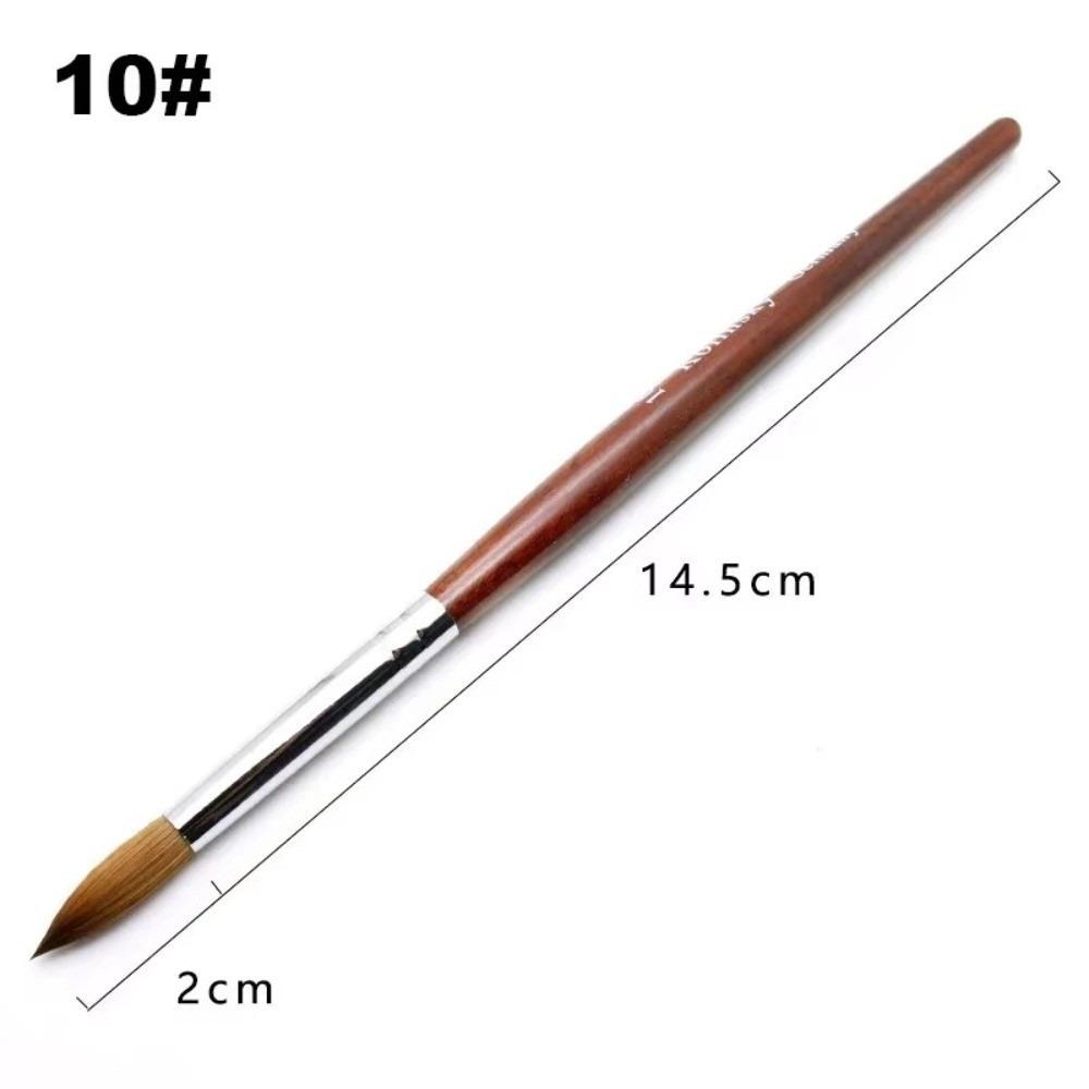 Acrylic Nail Brush Wood Handle UV Gel Brush Professional Liner Drawing Brushes Nail Art