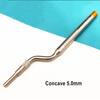 Outil d'ostéotome d'implant dentaire, outil de levage de Sinus dentaire, pointe courbée, poussoir de laboratoire dentaire, outils de dentiste
