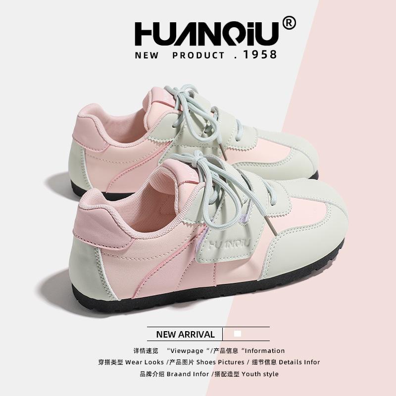 Global guava powder Dexun shoes women's KMXFX8093 summer new Velcro design Korean version casual board shoes women