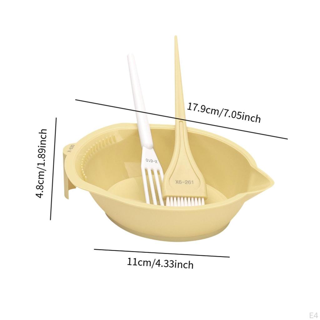 Hair Coloring Tool ,Hair Dye Kit ,Professional DIY Color Silicone Salon Tool, Tinting Bowl