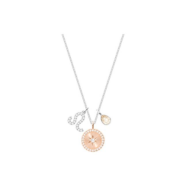 

Swarovski Zodiac Twelve Constellation Necklace Leo Women necklace White 5293512 Box (Random Color)