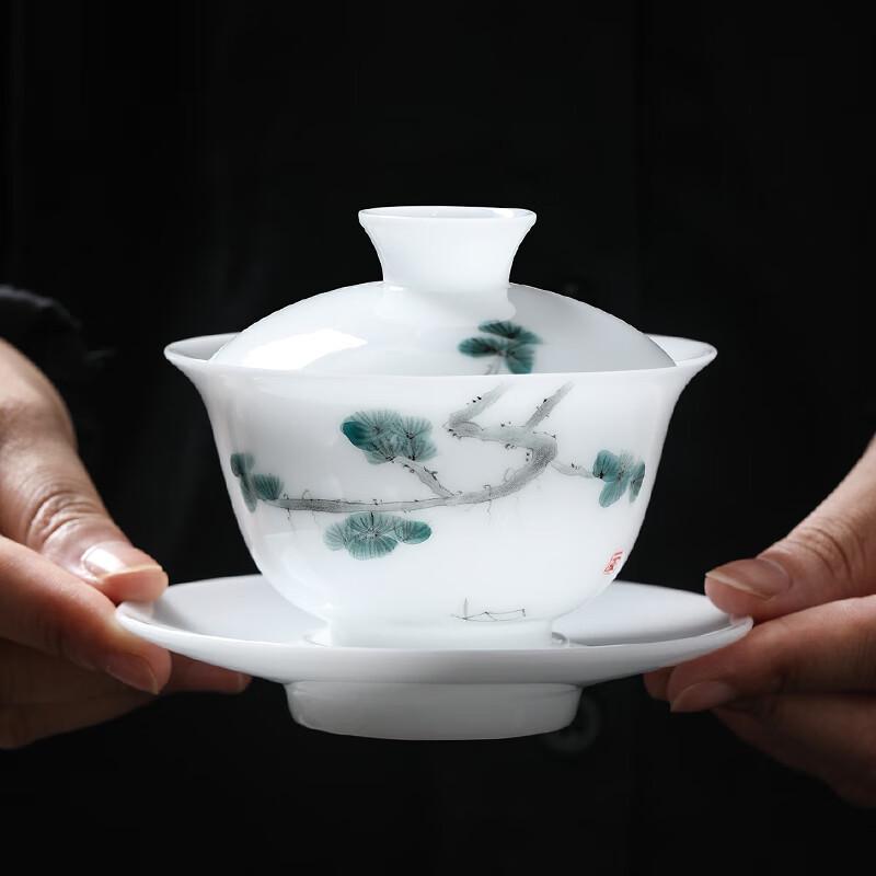 

MULTIPOTENT Hand-Painted Sancai Gaiwan Tea Bowl