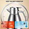 Large Capacity 1.8 Liter 304 Stainless Steel Vacuum Flask Insulated Teapot Coffee Kettle Jug Handle Travel Kettle Thermos Bottle