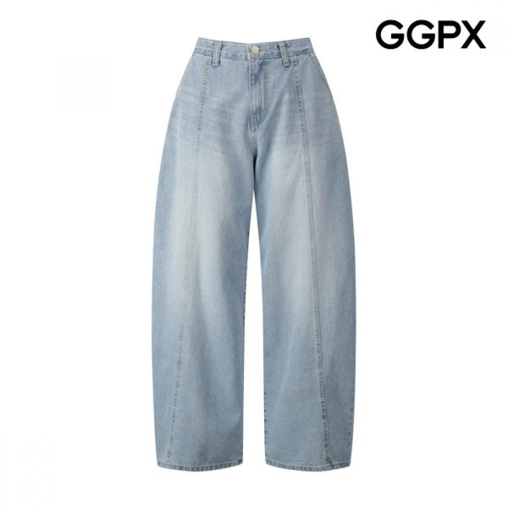 Ggpx New York Balloon Cut Denim Pants  Gq3pt037f sky blue/S