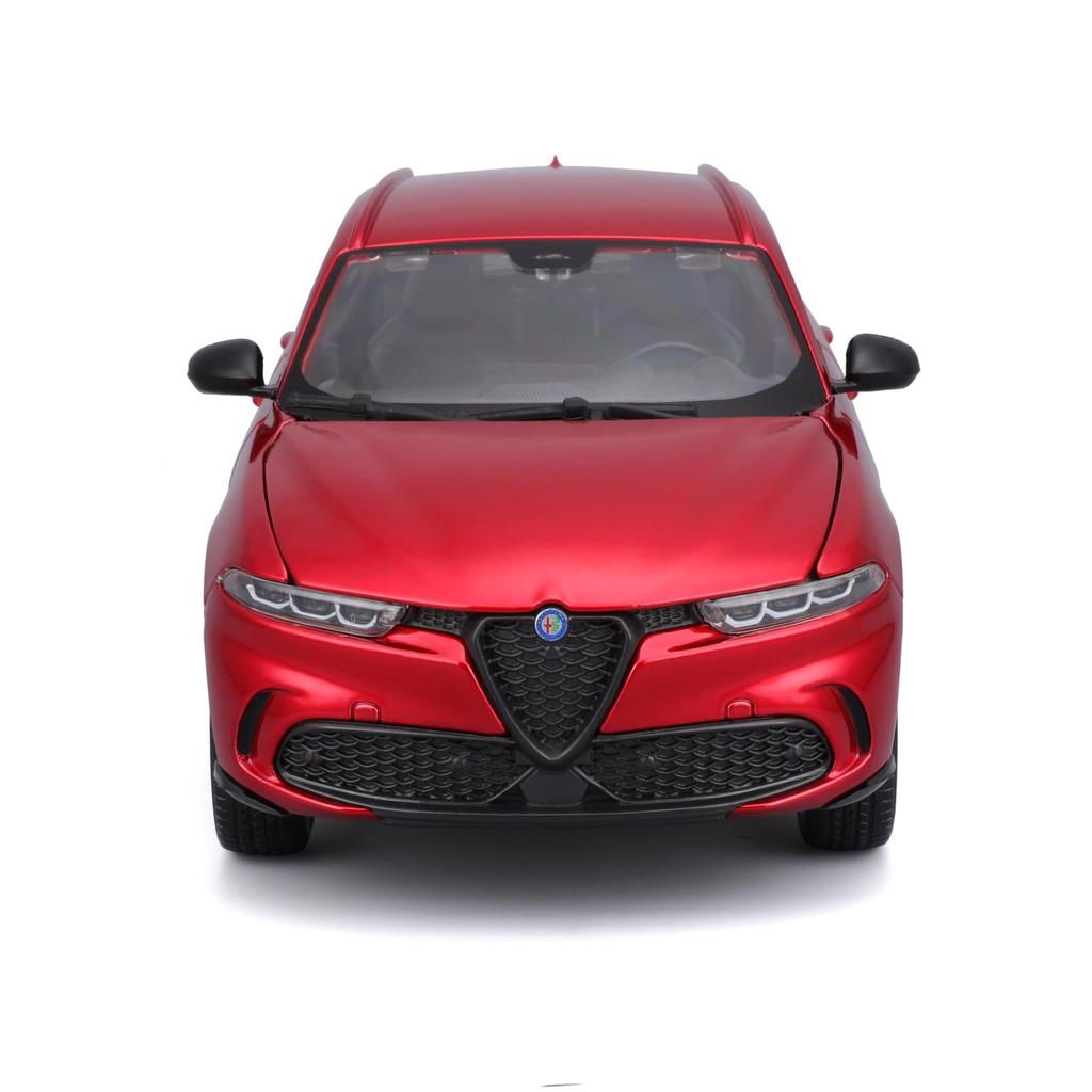 Bburago Alfa Romeo Tonale Červené Mini Auto Odlévané Auto Kompletní Produkt Alfa Romeo Tonale RD 1/24 124 18-21109