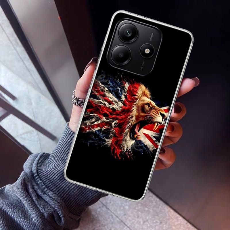 Union Jack England UK Flag Phone Case For Xiaomi Redmi Note 10 11 12 13 14 15 Pro Plus 11S 12S 14S 11T 11E 10S Soft TPU Back Cov