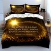 Spiritual Guidance And Inspiration Set  Kid'S And Adults' Bedroom Decor, Exquisite Three-Piece Bedding Set Gift