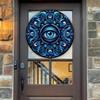 Evil Eye Mandala Metal Tin Sign Wall Art Decor for Home Bar Cafe Garage