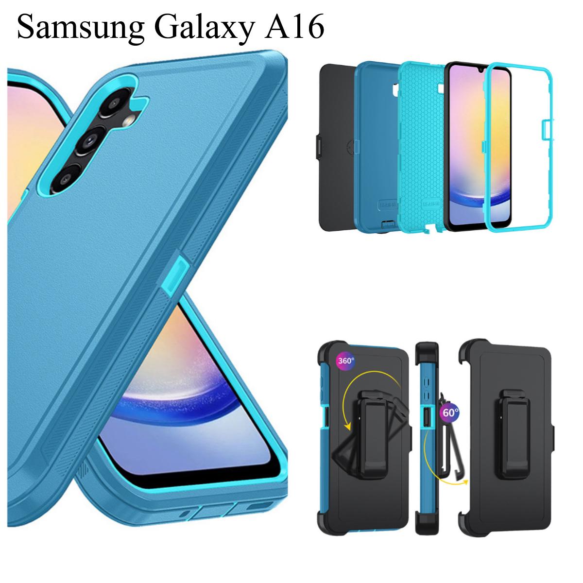 

Rugged Magnetic Case for Samsung Galaxy A16 | 360° Rotatable Stand + Anti-Slip TPU+PC | Shockproof Galaxy Cover Samsung Galaxy A16 чорний