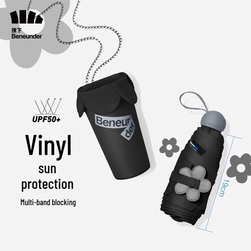 Beneunder UV Protection Five-Fold Pocket Umbrella