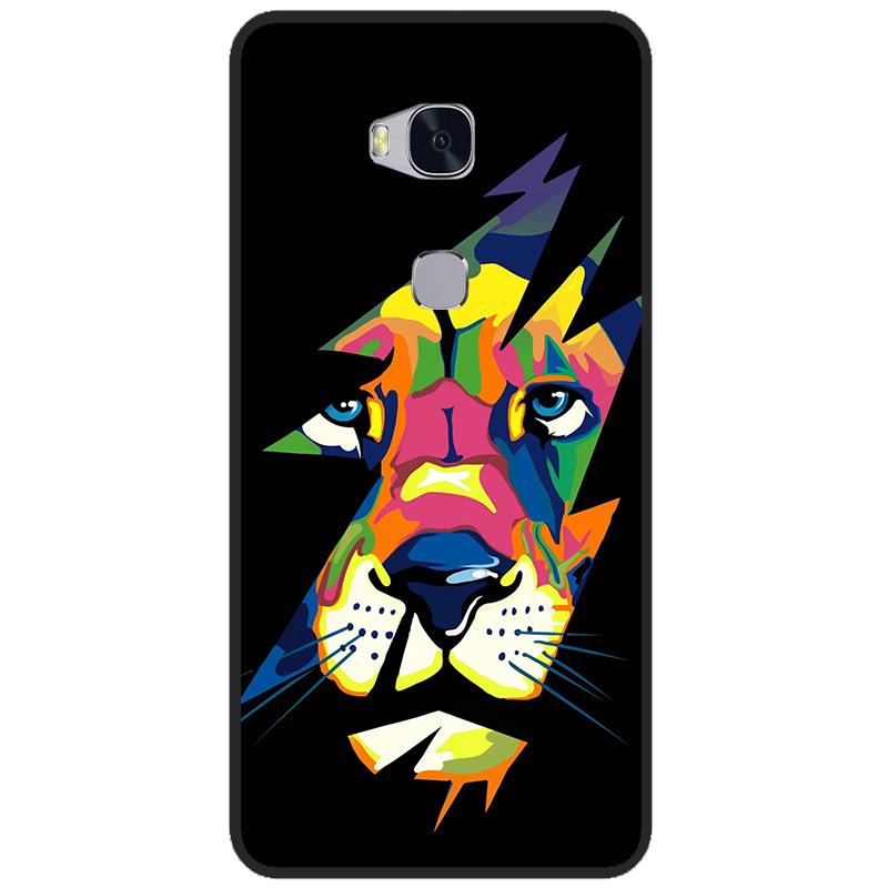For Huawei GR5 2016 Honor 5X Phone Case Cute Silicone Case For Huawei Honor 5X 5 X Cover KIW-L21 5.5 " Soft TPU Protection Shell