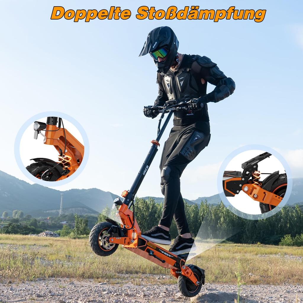 RCB D7 ABE Electric Scooter 10inch 48V20.8Ah with NFC lock and Turn Signal