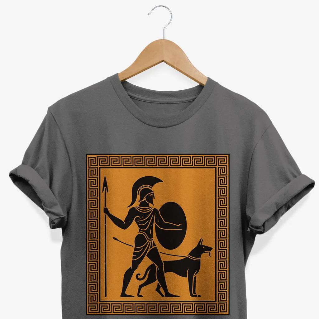 Best Selling Fashion Summer New Street Ares God Greek Mythology T-Shirt, Ancient Greece Graphic Tee, Olympian Deity Gifts
