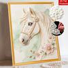 Pearl Art Painting Kit for Adults and Beginners Majestic Horse Sparkling Painting Craft Home Wall Decor Handmade Gift for Her
