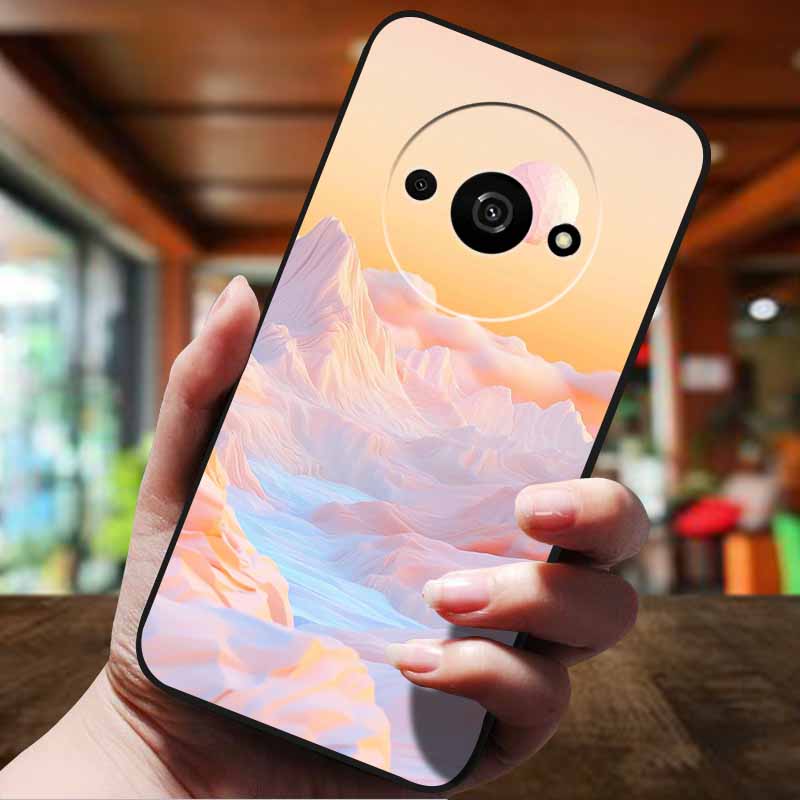 Für Xiaomi Redmi A3 Hülle Niedliche Cartoon Anti-Klopfen Silikon Weiche TPU Rückseite für Redmi A3 pro 4G Handyhülle A 3 RedmiA3 Funda