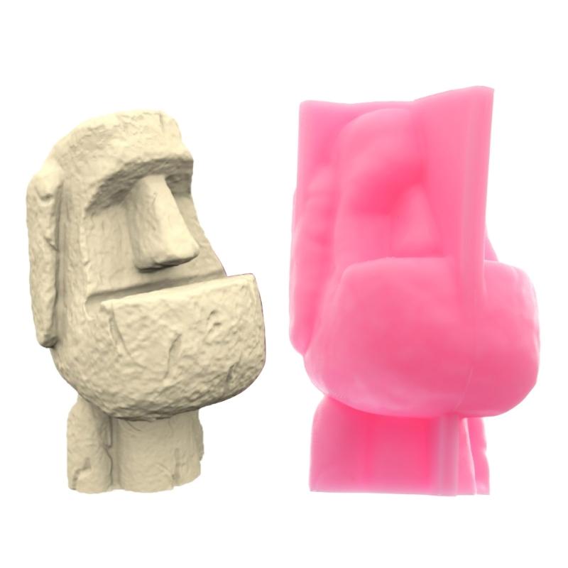 Candles Holder Resin Mold,Gypsum Flower Pot Silicone Molds Doll Epoxy Resin Casting Molds for DIY-Jewelry Storage Box