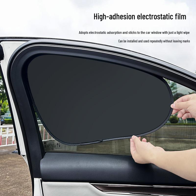 Static Film Sunshade for Car Side Windows: Privacy, Heat Insulation, & Sun Protection