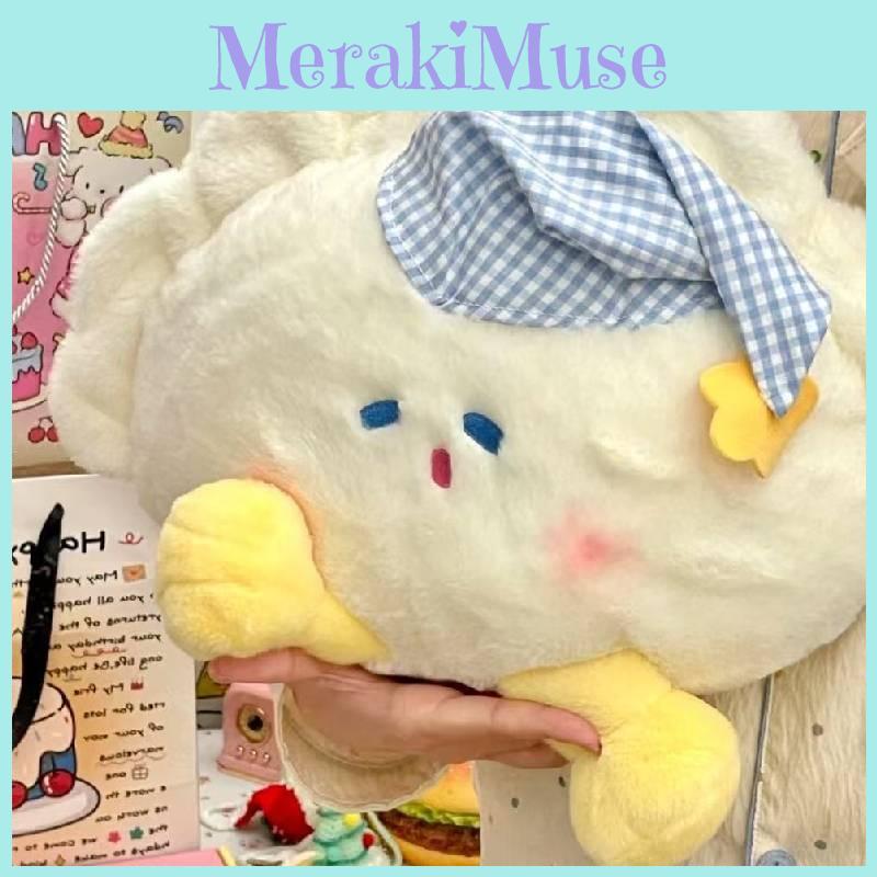 Pluszowa zabawka o designie pierożka księżycowego, kreskówkowa, z miękkiej bawełny, urocza lalka dla dzieci i na prezent