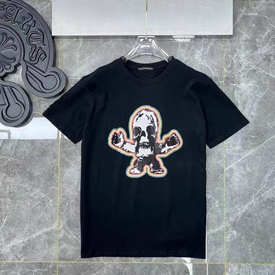 D47 2026 Summer New High Quality Cotton Round Neck Loose Large Size Men's and Women's T-shirt Couple T-shirt