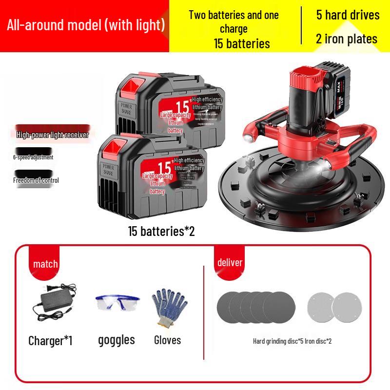 TURBOSUN 36V High-Power Floor Trowel CN plug (adapter included)