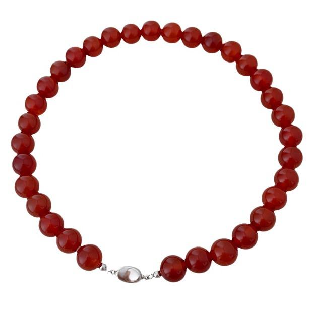 2024 High-End Natural Red Agate Clavicle Choker Necklace for Women: New Chinese National Style Accessory