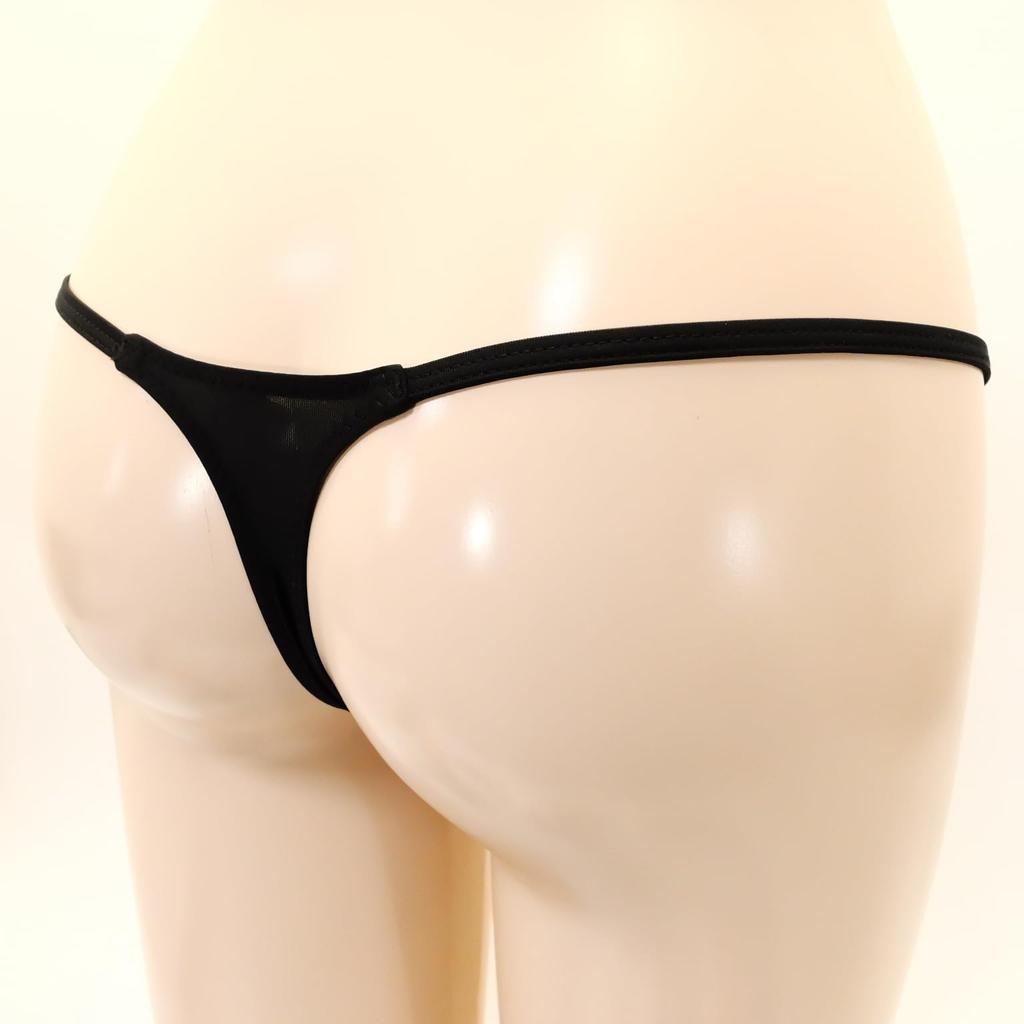 Micro Extremely Sexy Black F [Cat Select] Bikini, Small, Lingerie, Underwear, Cosplay, T-Front, T-Back, Swimsuit, t68hb,
