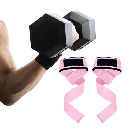 1 Pair Lifting Strap Men Women Anti-Slip Weightlifting Grip Band Bodybuilding Powerlifting Strength