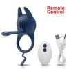 Vibrating Cock Ring Penis Ring for Men Ejaculation Delay Remote Control Penis Extension Clit Stimulator Sex Toy for Couples 18+