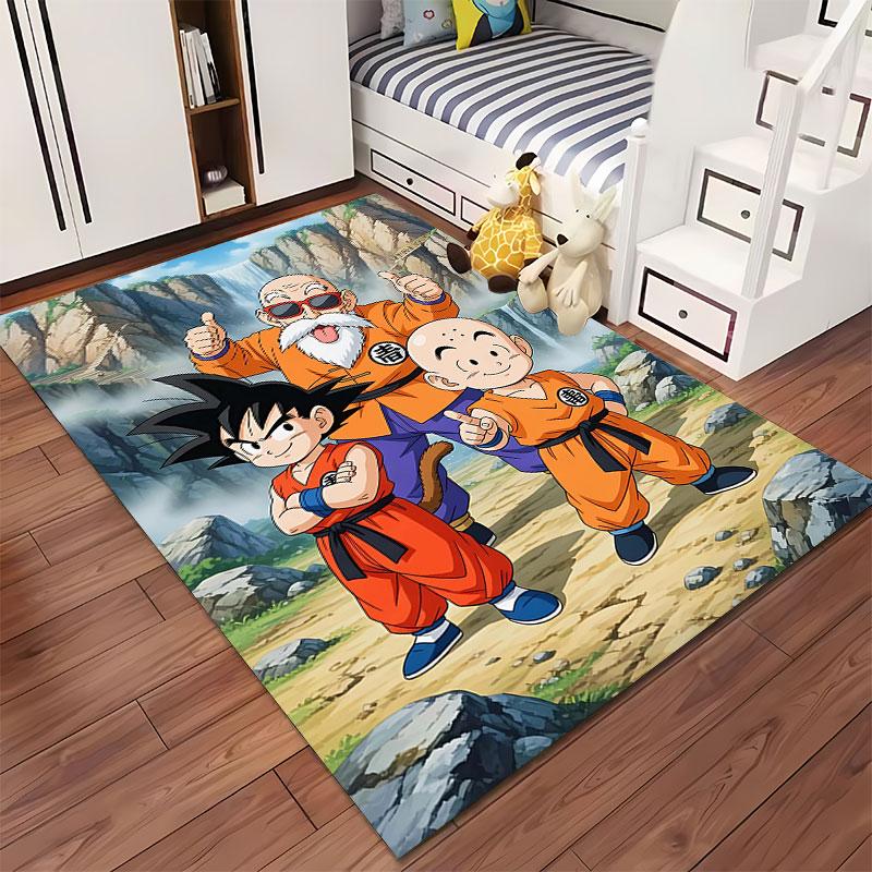 Dragon Ball Z Characters Carpet Suitable As a Non-slip Mat for the Living Room or Bedroom Sofa