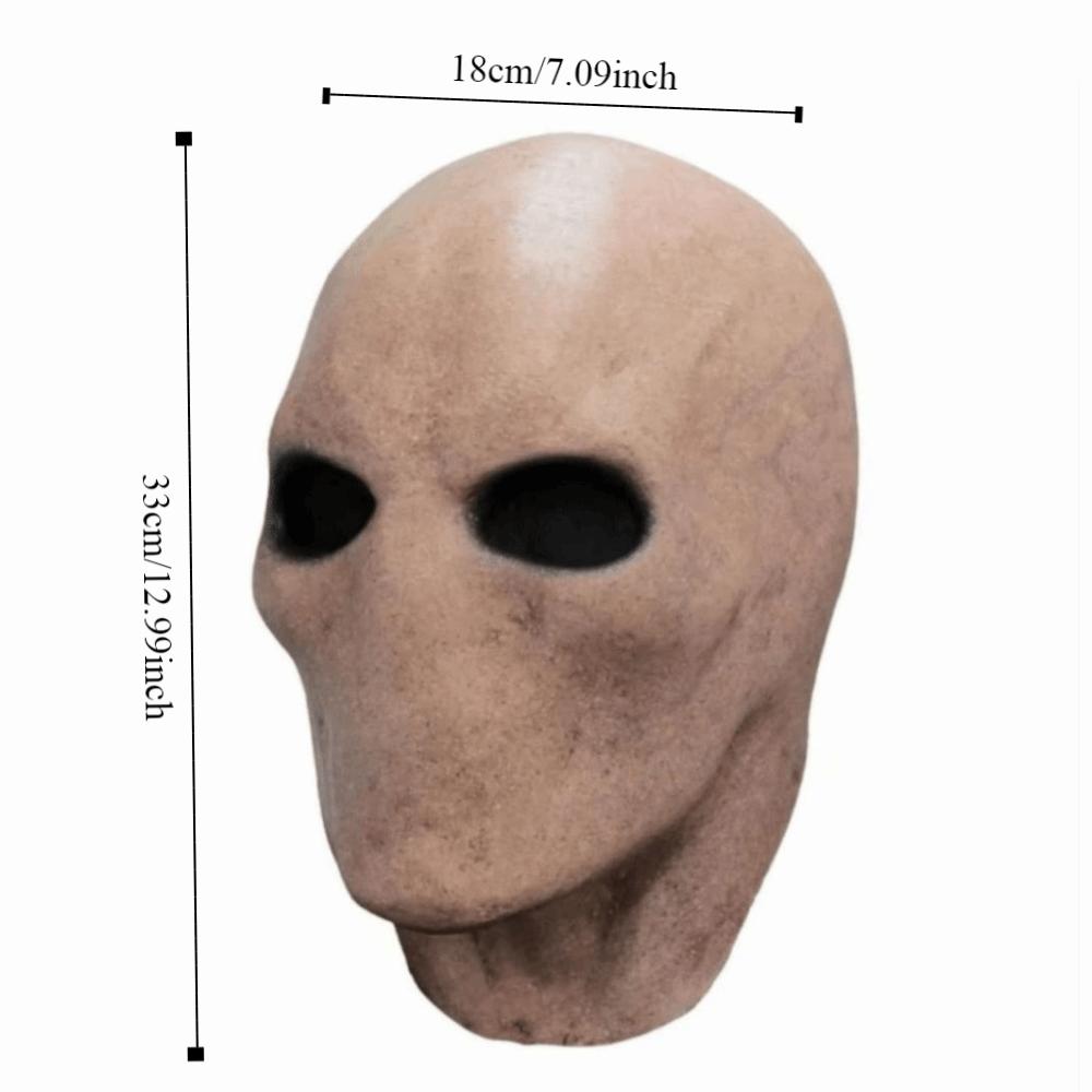 Faceless Man Alien Skull Latex Helmet Dress Up Party Cosplay Props  Unisex